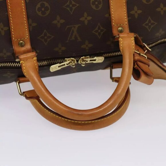 LOUIS VUITTON Monogram Keepall 60 Boston Bag M41422 LV Auth 83061 - Picture 12 of 16